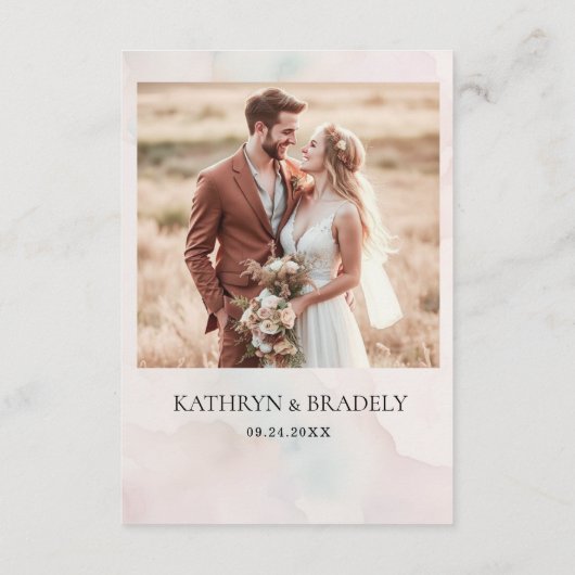 Carte D'accompagnement Modern White Burgundy Flowers QR Code Details (Dos)