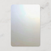 Carte D'accompagnement Modern White Flowers Pearls Detail Enclosure (Dos)