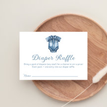 Moderne Blue Jean Baby Denim Diaper Raffle Douche
