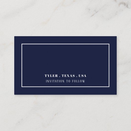 Carte D'accompagnement Moderne et élégant, n'importe quelle couleur, modi (Dos)