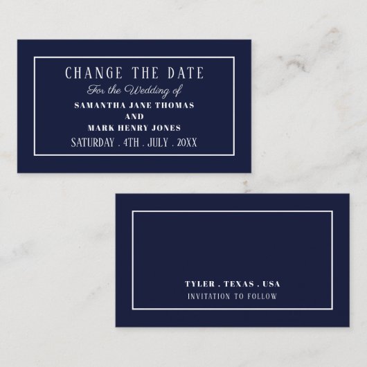 Carte D'accompagnement Moderne et élégant, n'importe quelle couleur, modi (Devant / Derrière)