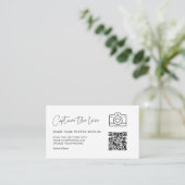 Carte D'accompagnement Moderne minimaliste Capturez l'amour (Debout devant)