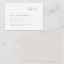 Moderne minimaliste écrit à la main Mariage blanc