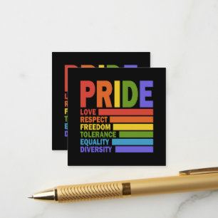 Carte D'accompagnement Mois de la fierté LGBT
