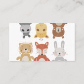 Carte D'accompagnement Moissonneuse de Bohême baby shower à rayures Insér (Dos)