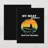 Carte D'accompagnement Mon bateau ne fonctionne pas grâce (Devant / Derrière)