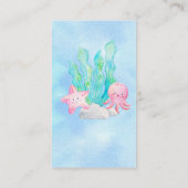 Carte D'accompagnement Mon Bébé Sous Le Raffle De La Mer (Dos)