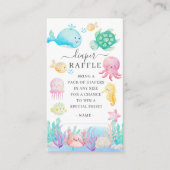 Carte D'accompagnement Mon Bébé Sous Le Raffle De La Mer (Devant)