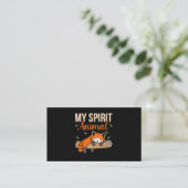 Carte D'accompagnement Mon Esprit Animal Red Pandas mignon Pet Panda Love (Debout devant)