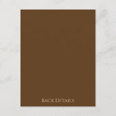 Carte D'accompagnement Mon jeu favori de Bachelorette de mémoire (Dos)