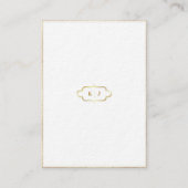 CARTE D'ACCOMPAGNEMENT MONOGRAM CALLIGRAPHIE ROMANTIQUE QR CODE MARIAGE (Dos)