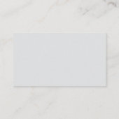 Carte D'accompagnement Monogramme de lettre initiale rouge blanc simple (Dos)