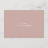 Carte D'accompagnement Moody Floral Fine Art Wedding RSVP Card (Dos)