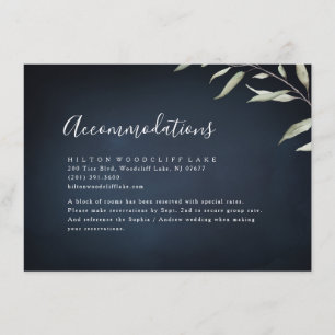 Carte D'accompagnement Moody Marine logement minimum de verdure