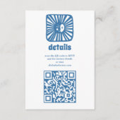 Carte D'accompagnement Moon Glow Boho Modern Cute Baby shower personnalis (Devant)