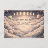 Carte D'accompagnement Moon Phases Space Diapper Raffle (Devant)