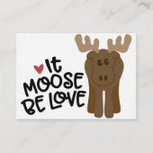 Carte D'accompagnement Moose Be Love (Devant)