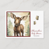 Carte D'accompagnement Moose Genre Neutral Livres pour bébé (Dos)