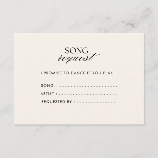 Carte D'accompagnement Motif à carreaux rétro de vieille fortune Demande (Devant)