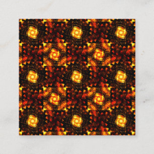 Carte D'accompagnement Motif d'art abstrait élégant boho moderne or #506