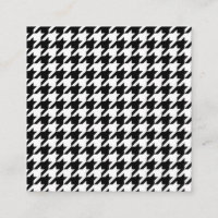 Motif noir et blanc Houndstooth