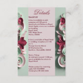 Carte D'accompagnement Motifs floraux d'élégance baroque Acanthus tortill (Devant)