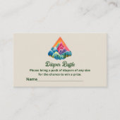 Carte D'accompagnement Mountain Adventure Attend Les Tickets De Raffle De (Devant)