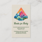 Carte D'accompagnement Mountain Adventure Await Livres pour Baby Insert (Devant)