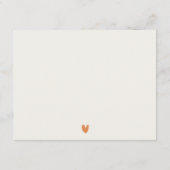 Carte D'accompagnement Mountain River Fall Landcape Mariage QR Code RSVP (Dos)
