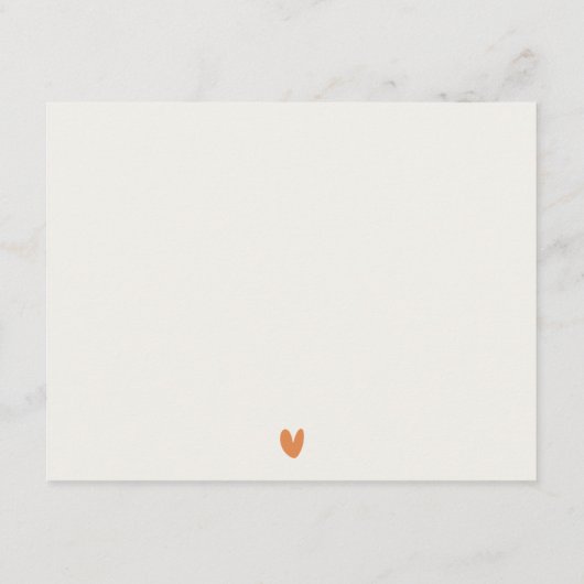 Carte D'accompagnement Mountain River Fall Landcape Mariage QR Code RSVP (Dos)