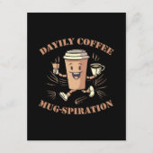 Carte D'accompagnement Mugspiration quotidienne du café (Devant)