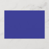 Carte D'accompagnement mur bleu avec horloge (Devant)