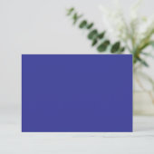 Carte D'accompagnement mur bleu avec horloge (Debout devant)
