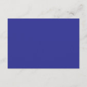 Carte D'accompagnement mur bleu avec horloge (Dos)
