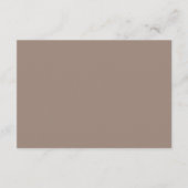 Carte D'accompagnement mur marron avec (Devant)