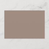 Carte D'accompagnement mur marron avec (Dos)