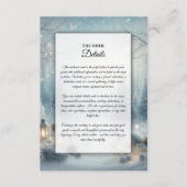 Carte D'accompagnement Murmures d'un Solstice d'Hiver (Devant)