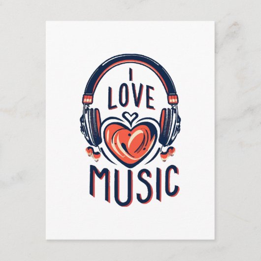 Carte D'accompagnement musique (Devant)