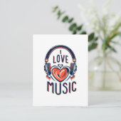 Carte D'accompagnement musique (Debout devant)