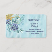 Carte D'accompagnement Myrtilles et feuilles d'or sur papier d'aluminium  (Devant)