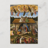 Carte D'accompagnement Nativité mystique, 1500 par Sandro Botticelli (Devant)