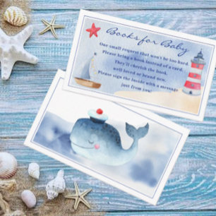 Carte D'accompagnement Nautical Genre Neutre Aquarelle Livres pour bébé