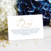 Carte D'accompagnement Navy Blue Books For Baby Request