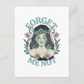 Carte D'accompagnement Ne m'oublie pas (Dos)