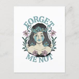Carte D'accompagnement Ne m'oubliez pas