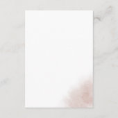 Carte D'accompagnement Nettoyage aquarelle | Clush Weekend Calendrier des (Dos)