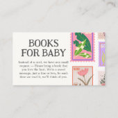Carte D'accompagnement New Chapter Baby Shower Books for Baby (Devant)