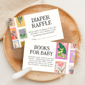 Carte D'accompagnement New Chapter Baby Shower Diaper Raffle
