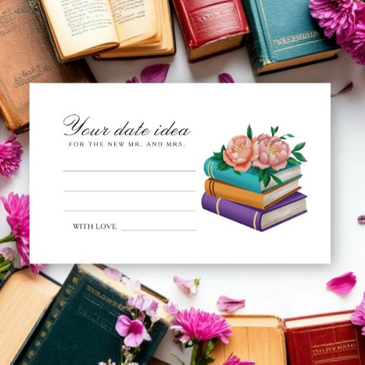 Carte D'accompagnement New Chapter Bridal shower Date night ideas