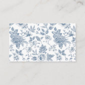 Carte D'accompagnement New chapter chinoiserie Baby shower diaper raffle (Dos)